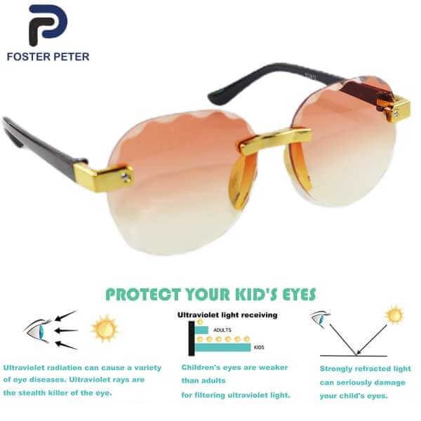 Chic Sunset Wave Sunglasses with Elegant Gold Details for a Fashion-Forward Look - Image 2