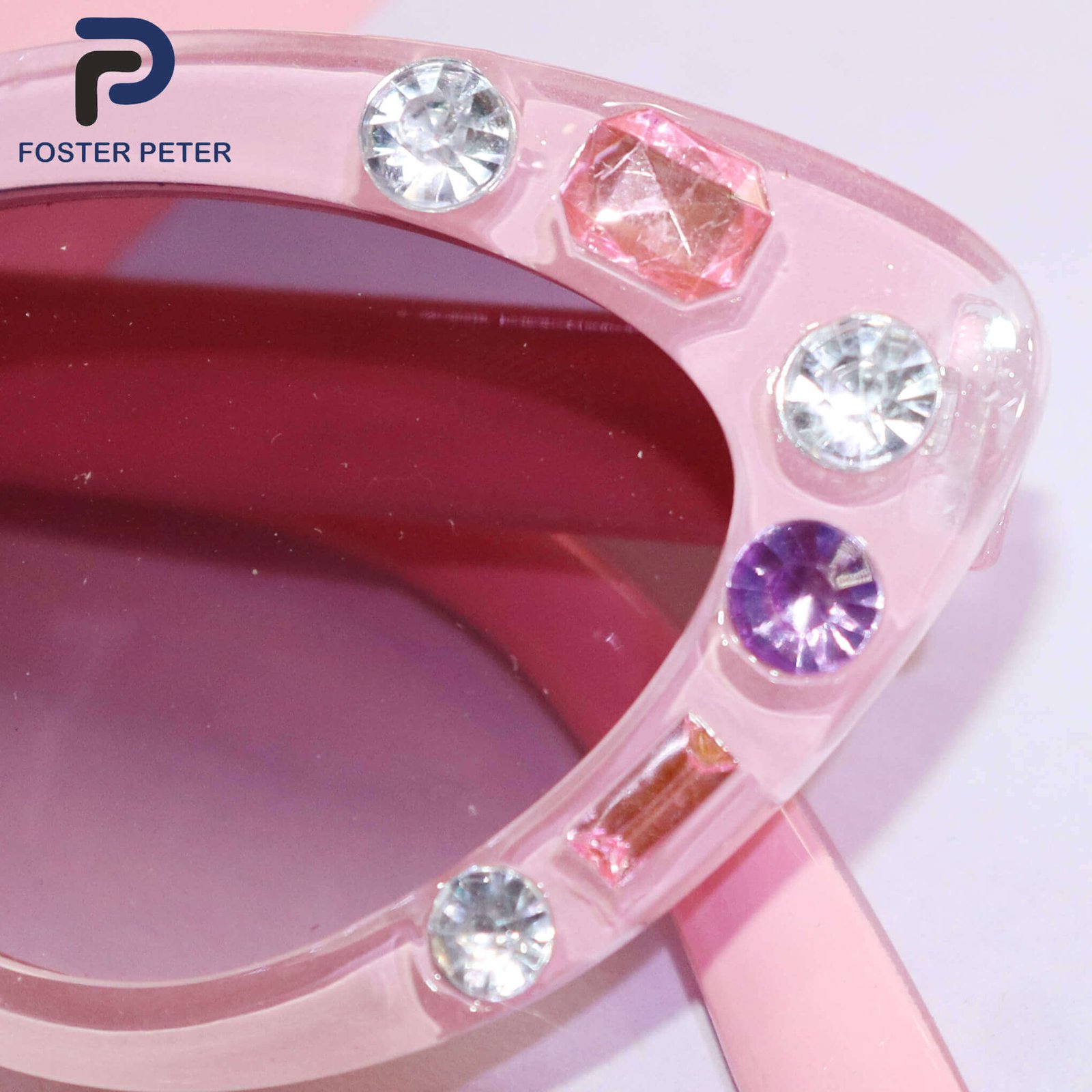 Kids' Jewel-Studded Cat-Eye Sunglasses - Image 2