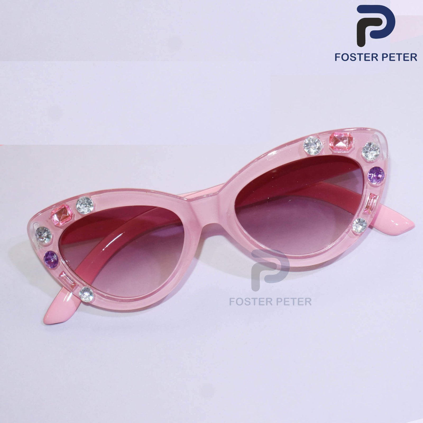 Kids' Jewel-Studded Cat-Eye Sunglasses - Image 3